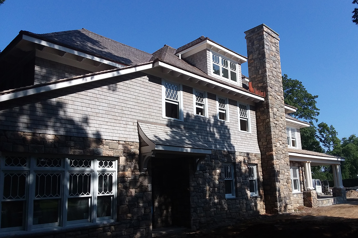 Exterior view - custom home project by Highland Builders